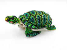 BEADED TURTLE LARGE ASSORTED COLORS