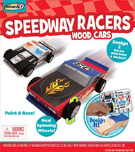 SPEEDWAY RACERS WOOD CARS ROSEART