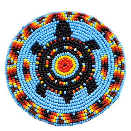 BEADED MEDALLION 4