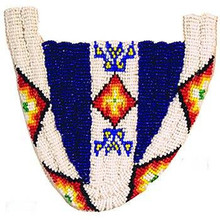 BEADED MOCCASIN TOPS DESIGN SIOUX STYLE