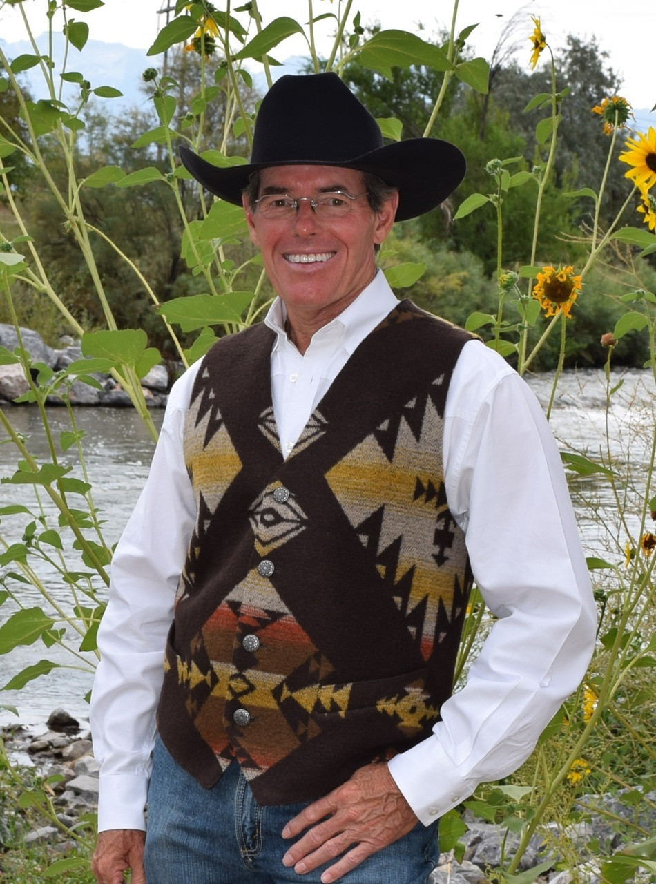 Mens western 2025 vests tall