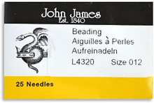 BEADING NEEDLES 10 1PK 25pcs JOHN JAMES