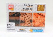 BLOCK TECH BUILDING BLOCKS BROWN 250PCS