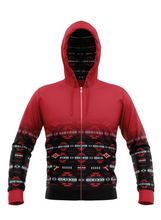 HOODIE RED BLACK NEON COLLECTION ASSORTED SIZE-L-3XL(#1293-1686)