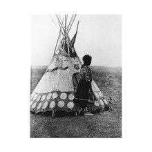 POST CARD 1PC CHILD AND TIPI 4.25" x 6.25"