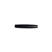 BONE HAIRBONE PIPE 1.5" 100PC BLACK OVAL