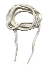DEER LACE STRIP WHITE 30-36" LEATHER