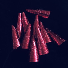JINGLE CONES RND 45mm RED 100pcs-CHILDREN