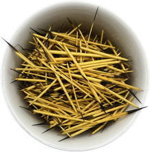 PORCUPINE QUILLS DYED YELLOW