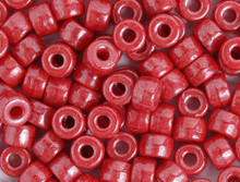 CROW BEADS GLASS #27 RED 9mm