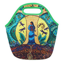 INSULATED LUNCH BAG ARTISTS "STRONG EARTH" WOMAN