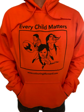 HOODIE ORANGE ASST YOUTH  XS-XL EVERY CHILD MATTERS