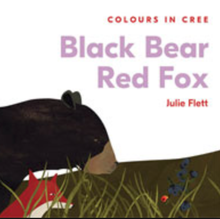 CREE BOARD BOOK COLOURS  BLACK RED FOX BY JULIE FLETT