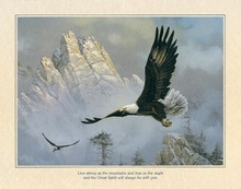 POSTER PRINT ASSORTED  16 X 20" LEANIN TREE "EAGLE"