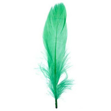 FEATHERS GOOSE 5-7" GREEN DAZZLE-IT