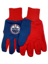 NHL OILERS UTILITY GLOVES BLUE