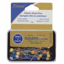 HEAD PINS PLASTIC 34mm 10g 90PC