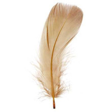 FEATHERS GOOSE 5-7" BROWN DAZZLE-IT