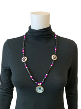 BEADED NECKLACE WITH MEDALLION