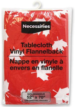 CANADA FLANNELBACK TABLECLOTH 52" X 70"