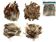 NATURAL MINI FEATHERS 3g 4 ASSORTED STYLES CRAFT MEDLEY