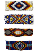BEADED BARRETTE ASSORTED COLORS