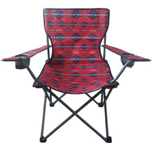 LAWN CHAIR YOUTH SMALL BLACK NEON RED