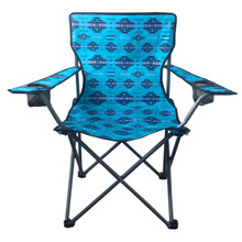 LAWN CHAIR SMALL BLACK NEON TURQUOISE
