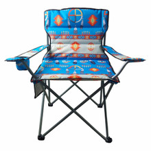 LAWN CHAIR LARGE TURQUOISE MEDICINE WHEEL 400LBS