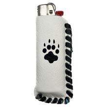 LIGHTER HOLDER HAND PAINTED WOLF PAW