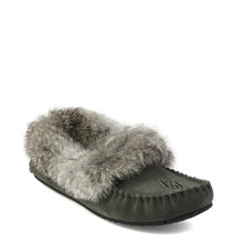 STREET SUEDE CHARCOAL LADIES 5-10 MOCCASIN