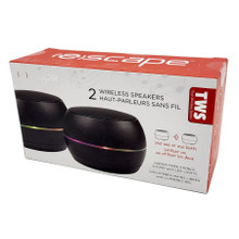 WIRELESS SPEAKER 2PK ESCAPE WITH LED LIGHTS