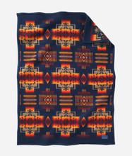 BABY BLANKET CHIEF JOSEPH INDIGO PENDLETON MUCHACHOO