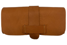CEREMONIAL TOBACCO POUCH COWHIDE- LIGHT BROWN