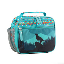 INSULATED SCHOOL LUNCH BAG WOLF