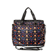 DIAPER BAG WITH CHANGING PAD FLORAL