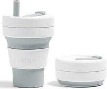 STOJO COLLAPSIBLE CUP 16oz  DOVE