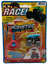 MONSTER TRUCK WITH LAUNCHER 2pc FUNTASTIC