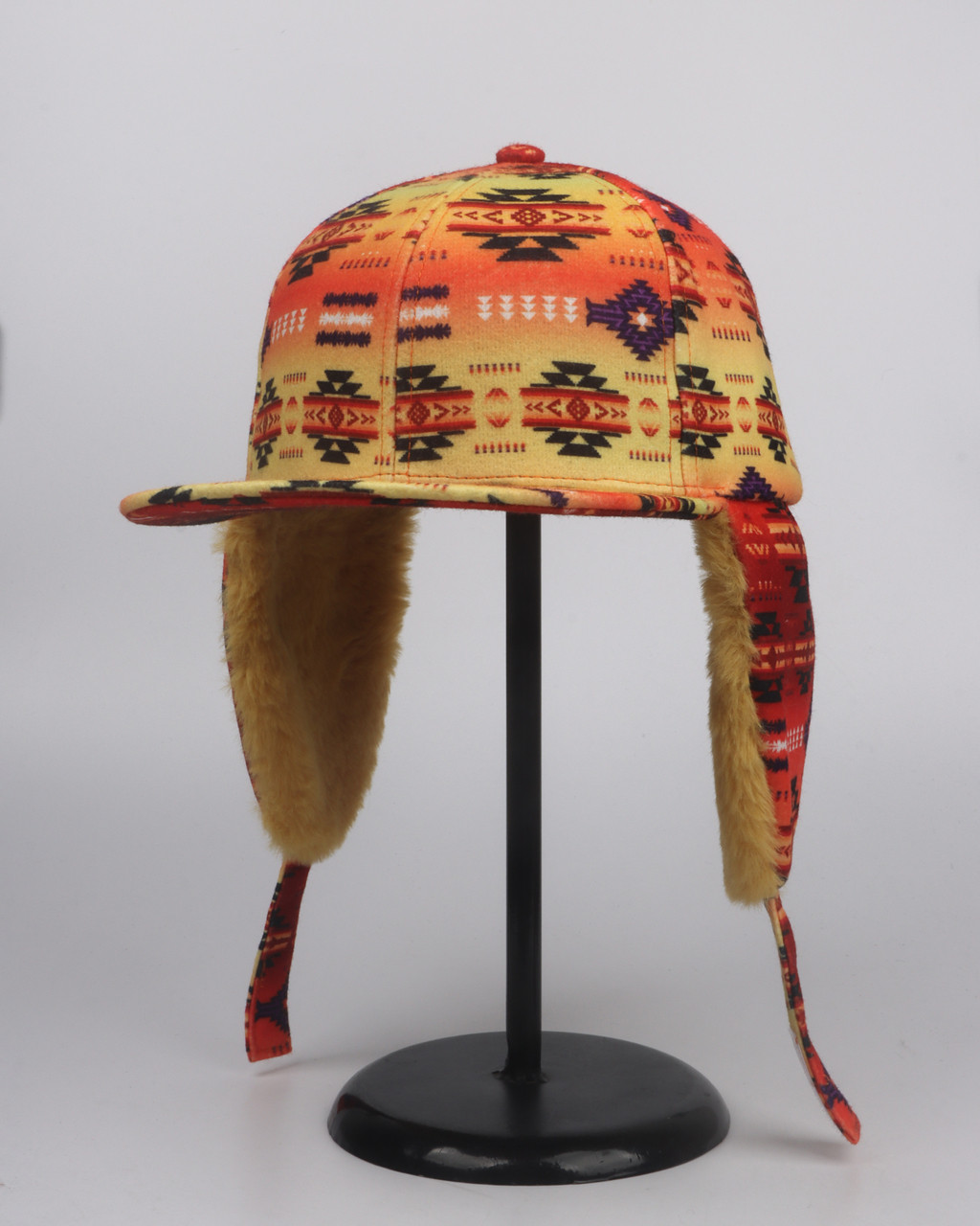 TRAPPER HAT EAR FLAP FUR GRADIENT ASST. - Western Varieties