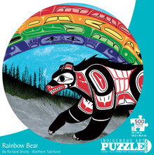 JIGSAW PUZZLE 500PCS "RAINBOW BEAR" BY RICHARD SHORTY