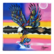 TRIVET 15cm ARTISTS "EAGLE" BY JESSICA SOMERS