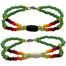 Bracelet With fire Colors Indigenous Made - Green
