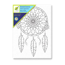 Printed Canvas 6"X8" Dreamcatcher