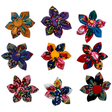 Flower Hair Clip Fabric Assorted Styles