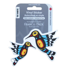 Vinyl Sticker Artists Hummingbird By Francis Dick