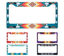 License Plate Frame 6x12" Geometric Collection