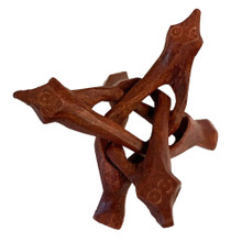 WOOD STAND 6" FOR ABALONE SHELL
