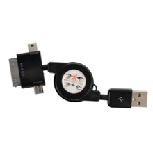 USB CHARGING DATA RETRACTABLE CABLE 3 IN 1