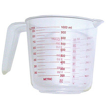 MEASURING CUP - PLASTIC 1LT/ 4 CUPS METRIC