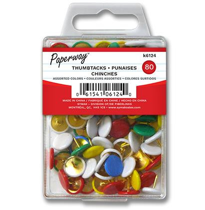 JIKIOU Thumb Tack, Flat Push Pins, Colors Thumb Tacks, 800 Pack, 10  Assorted Colors(Black, Pink, Light Blue, Dark Blue, Red, Purple, Green,  White